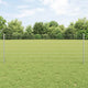 Vidaxxl Zaun mit Pfosten Silber 0,8 x 10 m Stahl