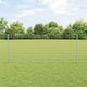 Vidaxxl Zaun mit Pfosten Silber 1 x 10 m Stahl