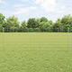 Vidaxxl Zaun mit Pfosten Silber 0,8 x 10 m Stahl