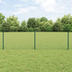 Vidaxxl-Zaun mit Pfosten grün 0,6 x 10 m aus Stahl und PVC