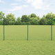 Vidaxxl-Zaun mit Pfosten grün 1,2 x 10 m aus Stahl und PVC