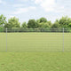 Vidaxxl Zaun mit Pfosten Silber 1 x 10 m Stahl