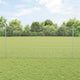 Vidaxxl Zaun mit Pfosten Silber 1,2 x 10 m Stahl