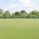 Vidaxxl Zaun mit Pfosten Silber 1,4 x 10 m Stahl