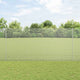 Vidaxl Zaun mit Pfosten Silber 1,5 x 10 m Stahl