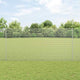 Vidaxl Zaun mit Pfosten Silber 1,5 x 10 m Stahl