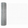 Vidaxxl Zaun mit Pfosten Silber 0,4 x 25 m Stahl