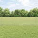 Vidaxxl Zaun mit Pfosten Silber 0,6 x 25 m Stahl