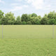 Vidaxxl Zaun mit Pfosten Silber 0,6 x 25 m Stahl
