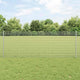 Vidaxxl Zaun mit Pfosten Silber 0,8 x 25 m Stahl