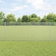 Vidaxxl Zaun mit Pfosten Silber 1 x 25 m Stahl