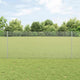 Vidaxxl Zaun mit Pfosten Silber 1 x 25 m Stahl