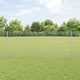 Vidaxxl Zaun mit Pfosten Silber 1 x 25 m Stahl