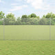Vidaxxl Zaun mit Pfosten Silber 1,2 x 25 m Stahl