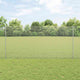 Vidaxxl Zaun mit Pfosten Silber 1,2 x 25 m Stahl