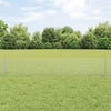 Vidaxxl Zaun mit Pfosten Silber 0,4 x 50 m Stahl