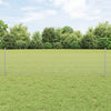 Vidaxxl Zaun mit Pfosten Silber 0,5 x 50 m Stahl