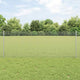 Vidaxxl Zaun mit Pfosten Silber 0,8 x 50 m Stahl