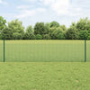 Vidaxxl Zaun mit Pfosten Grün 0,5 x 10 m Stahl