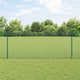 Vidaxxl Zaun mit Pfosten grün 1 x 25 m Stahl