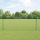 Vidaxxl-Zaun mit grünem Pfosten 1,5 x 25 m aus Stahl
