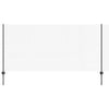Vidaxl-Zaun mit Pfosten grau 1,2 x 10 m aus Stahl und PVC