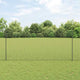 Vidaxl-Zaun mit Pfosten grau 1,4 x 10 m aus Stahl und PVC