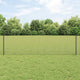 Vidaxl-Zaun mit Pfosten grau 0,6 x 25 m aus Stahl und PVC