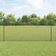 Vidaxl-Zaun mit Pfosten grau 1,2 x 25 m aus Stahl und PVC
