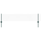Vidaxxl-Zaun mit Pfosten grün 0,4 x 10 m aus Stahl und PVC - afbeelding 2