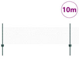 Vidaxxl-Zaun mit Pfosten grün 0,5 x 10 m aus Stahl und PVC - afbeelding 3