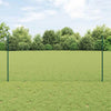 Vidaxxl-Zaun mit Pfosten grün 1,2 x 10 m aus Stahl und PVC