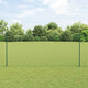 Vidaxxl-Zaun mit Pfosten grün 1,4 x 10 m aus Stahl und PVC