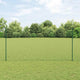 Vidaxxl-Zaun mit grünem Pfosten 1,5 x 25 m aus Stahl