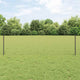 Vidaxl-Zaun mit Pfosten grau 0,6 x 25 m aus Stahl und PVC