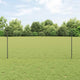 Vidaxl-Zaun mit Pfosten grau 1 x 50 m aus Stahl und PVC