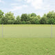 Vidaxxl Zaun mit Pfosten Silber 0,5 x 10 m Stahl