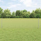 Vidaxxl Zaun mit Pfosten Silber 0,5 x 10 m Stahl