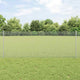 Vidaxxl Zaun mit Pfosten Silber 0,8 x 10 m Stahl