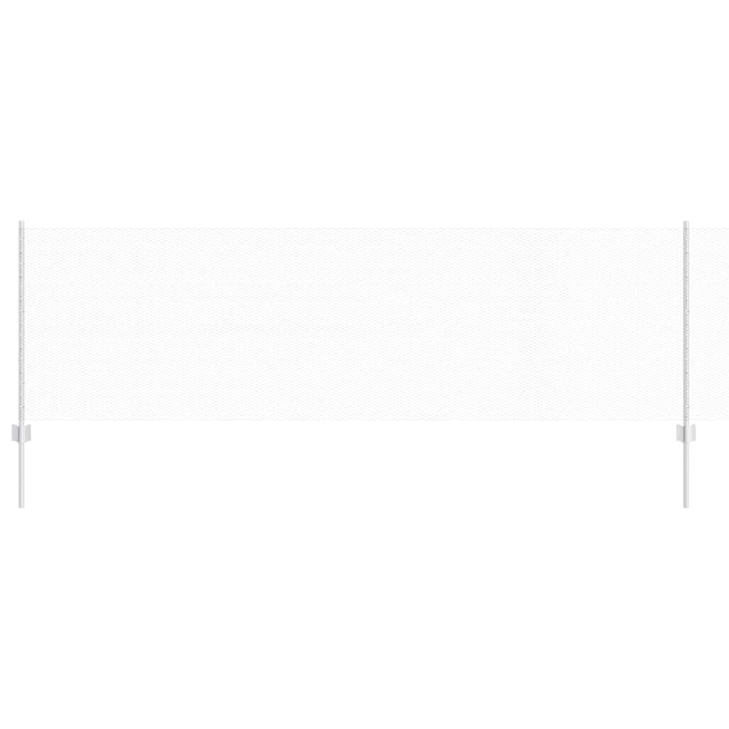 Vidaxxl Zaun mit Pfosten Silber 0,8 x 10 m Stahl