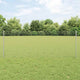 Vidaxxl Zaun mit Pfosten Silber 0,8 x 10 m Stahl
