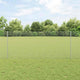 Vidaxxl Zaun mit Pfosten Silber 1 x 10 m Stahl