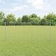 Vidaxxl Zaun mit Pfosten Silber 1 x 10 m Stahl