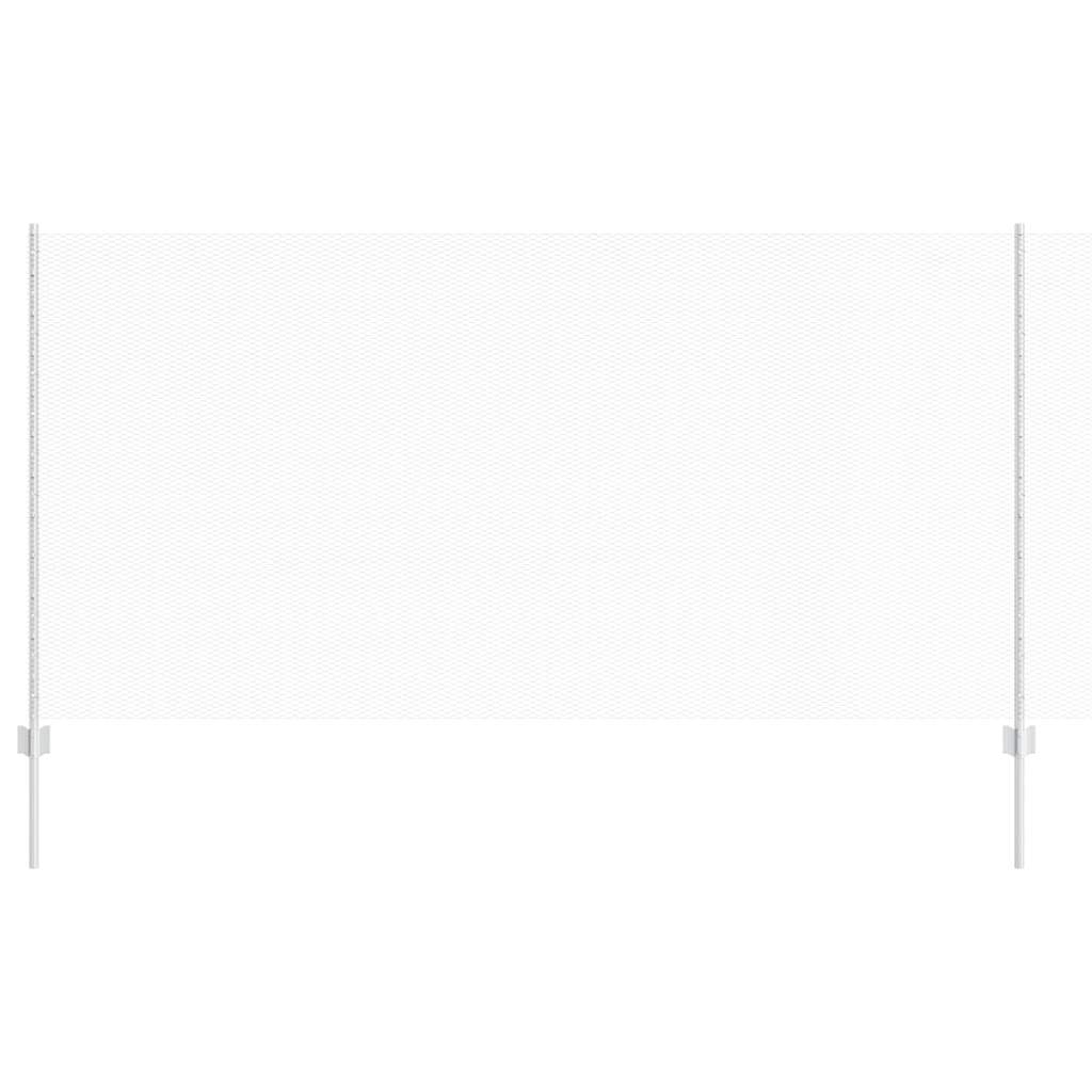 Vidaxxl Zaun mit Pfosten Silber 1,2 x 10 m Stahl