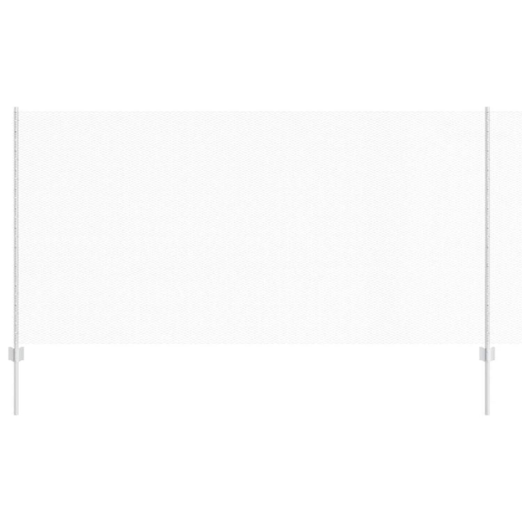 Vidaxxl Zaun mit Pfosten Silber 1,2 x 10 m Stahl