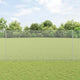Vidaxxl Zaun mit Pfosten Silber 1,4 x 10 m Stahl
