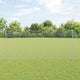 Vidaxxl Zaun mit Pfosten Silber 1,4 x 10 m Stahl
