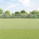 Vidaxxl Zaun mit Pfosten Silber 1,6 x 10 m Stahl