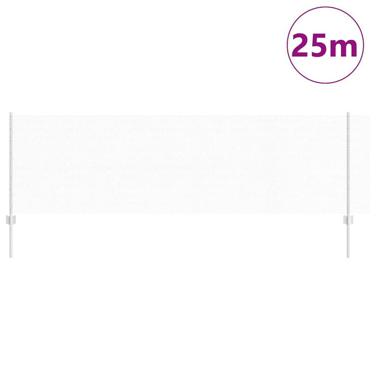 Vidaxxl Zaun mit Pfosten Silber 0,8 x 25 m Stahl
