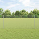 Vidaxxl Zaun mit Pfosten Silber 1 x 25 m Stahl